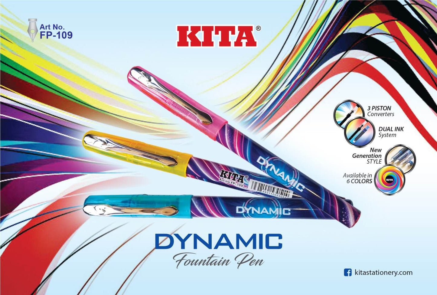 Kita Dynamic Fountain Pen FP-109