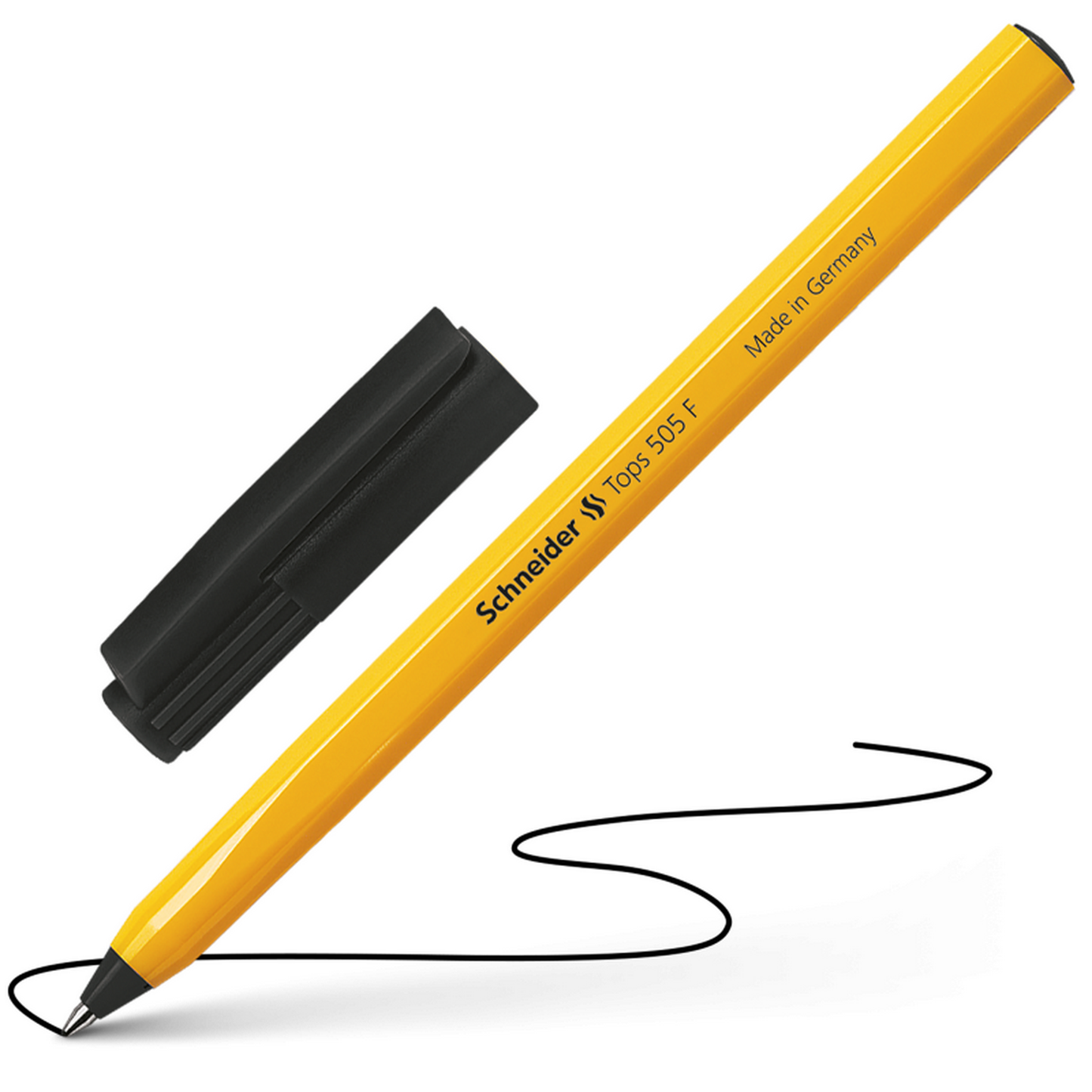 Schneider Tops 505 Ballpoint Pen – Fine Tip | Black, Blue & Red Ink