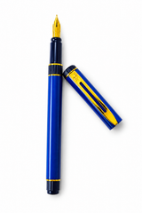 Waterman Centurion Marble Blue Fountain Pen – Medium Nib