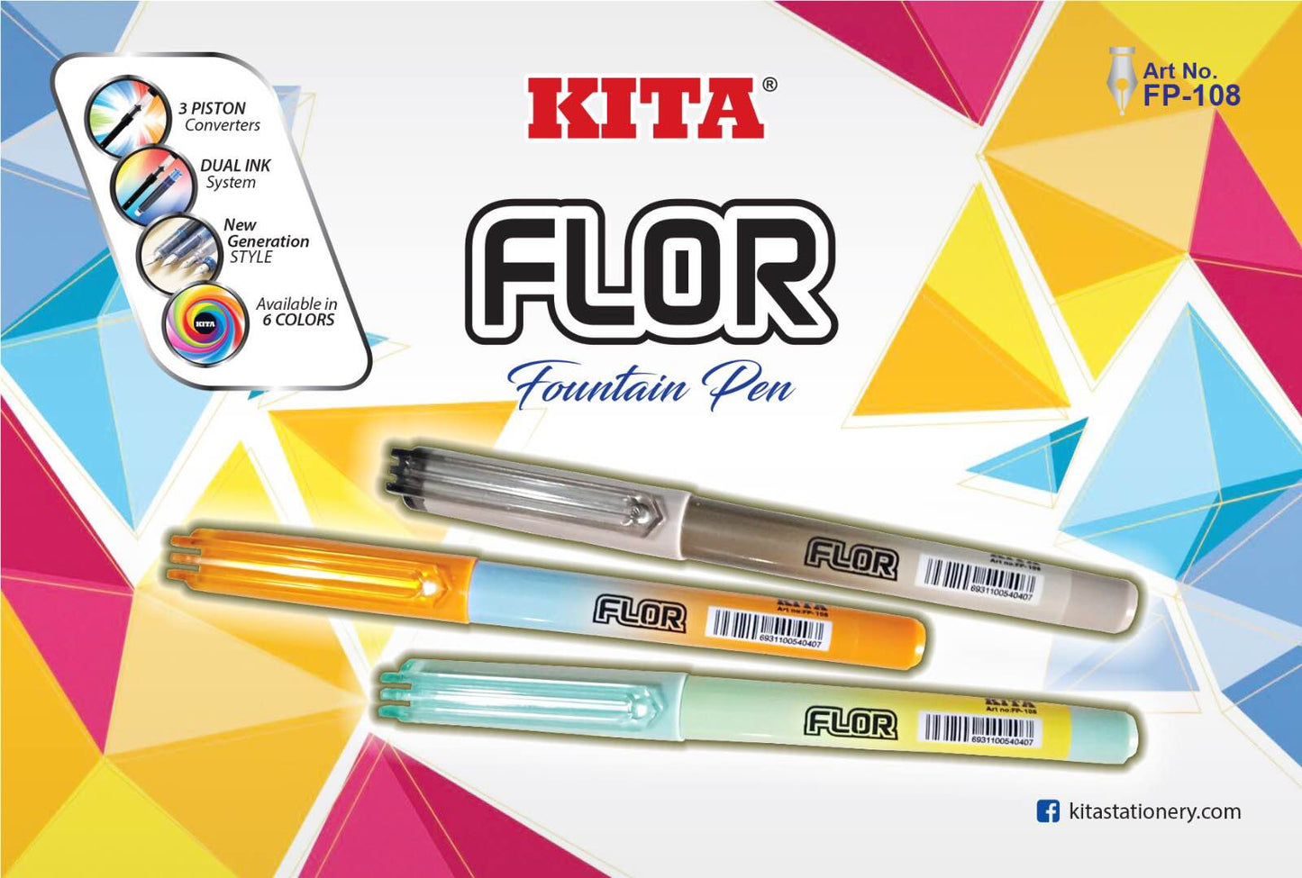 Kita Flor Fountain Pen FP-108