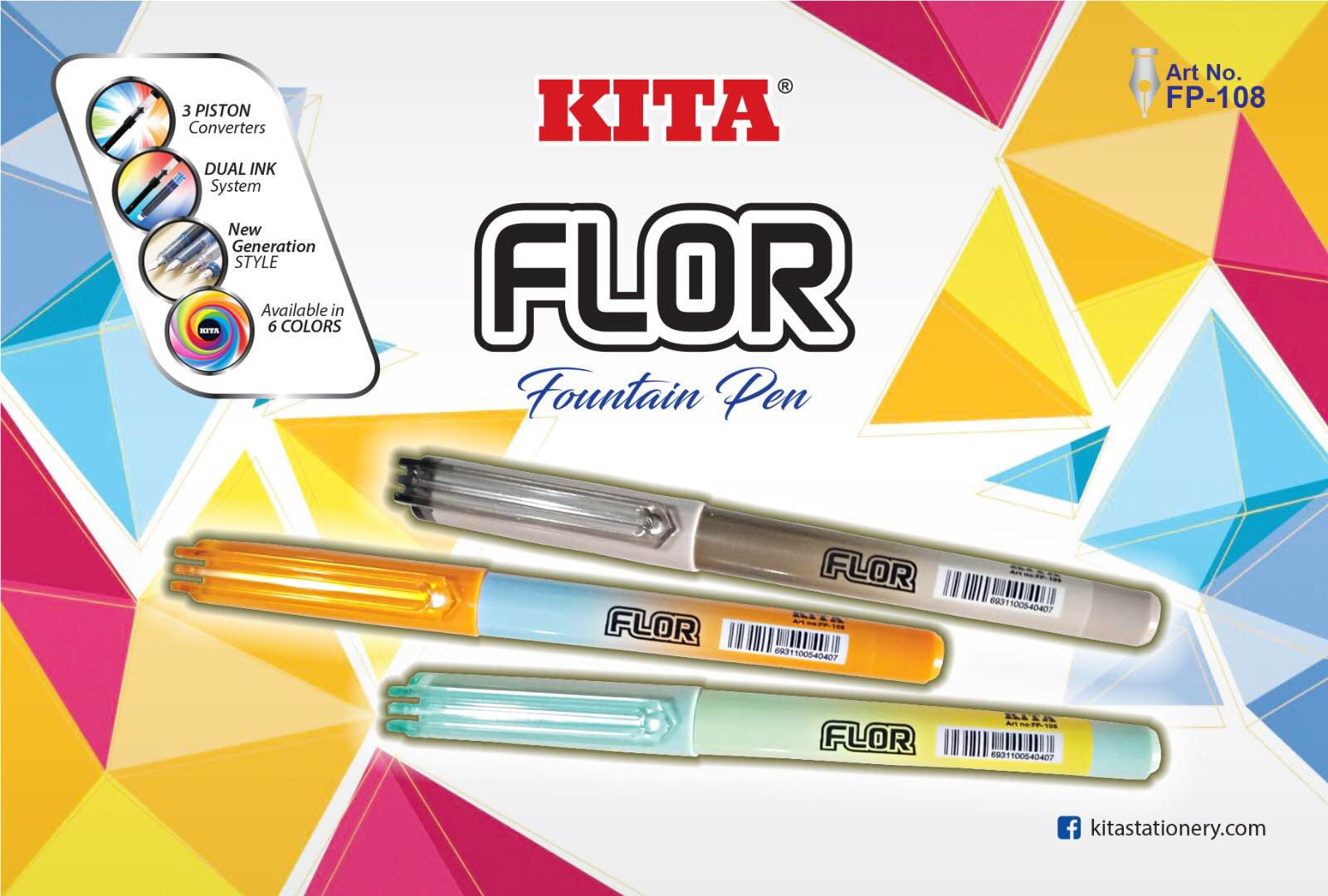 Kita Flor Fountain Pen FP-108
