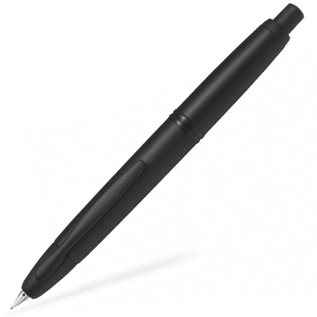 Pilot Capless Vanishing Point Fountain Pen – Matte Black BT (18K Gold Nib)