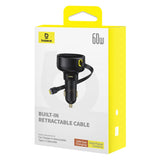 Baseus 30W Car Charger – Dual Port Fast Charging