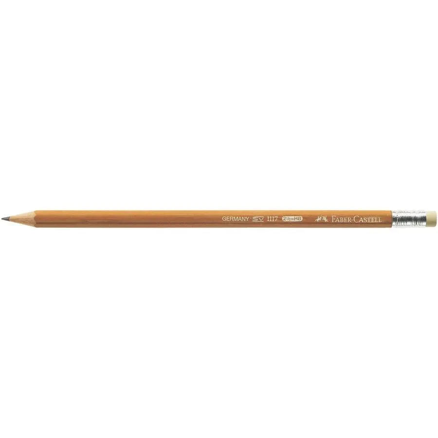 Faber Castell Graphite Pencil 1117 with Eraser Pack of 12 – HB