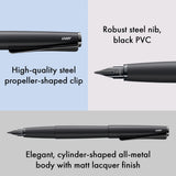 LAMY Studio Black Fountain Pen – Premium German Writing Instrument