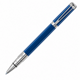 Waterman Perspective Rollerball Pen – Blue with Chrome Trim