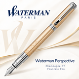 Waterman Perspective Champagne CT Fountain Pen