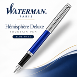 Waterman Hémisphère Deluxe Fountain Pen – Blue Wave CT