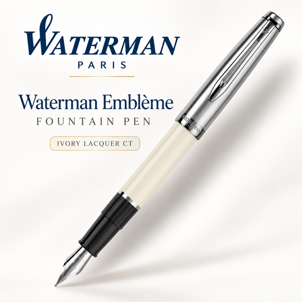 Waterman Hémisphère Stainless Steel Fountain Pen – Metal CT