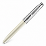 Waterman Emblème Fountain Pen – Ivory Lacquer Chrome Trim (CT)