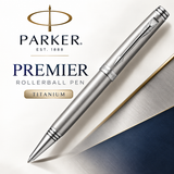 Parker Premier Rollerball Pen – Monochrome Titanium