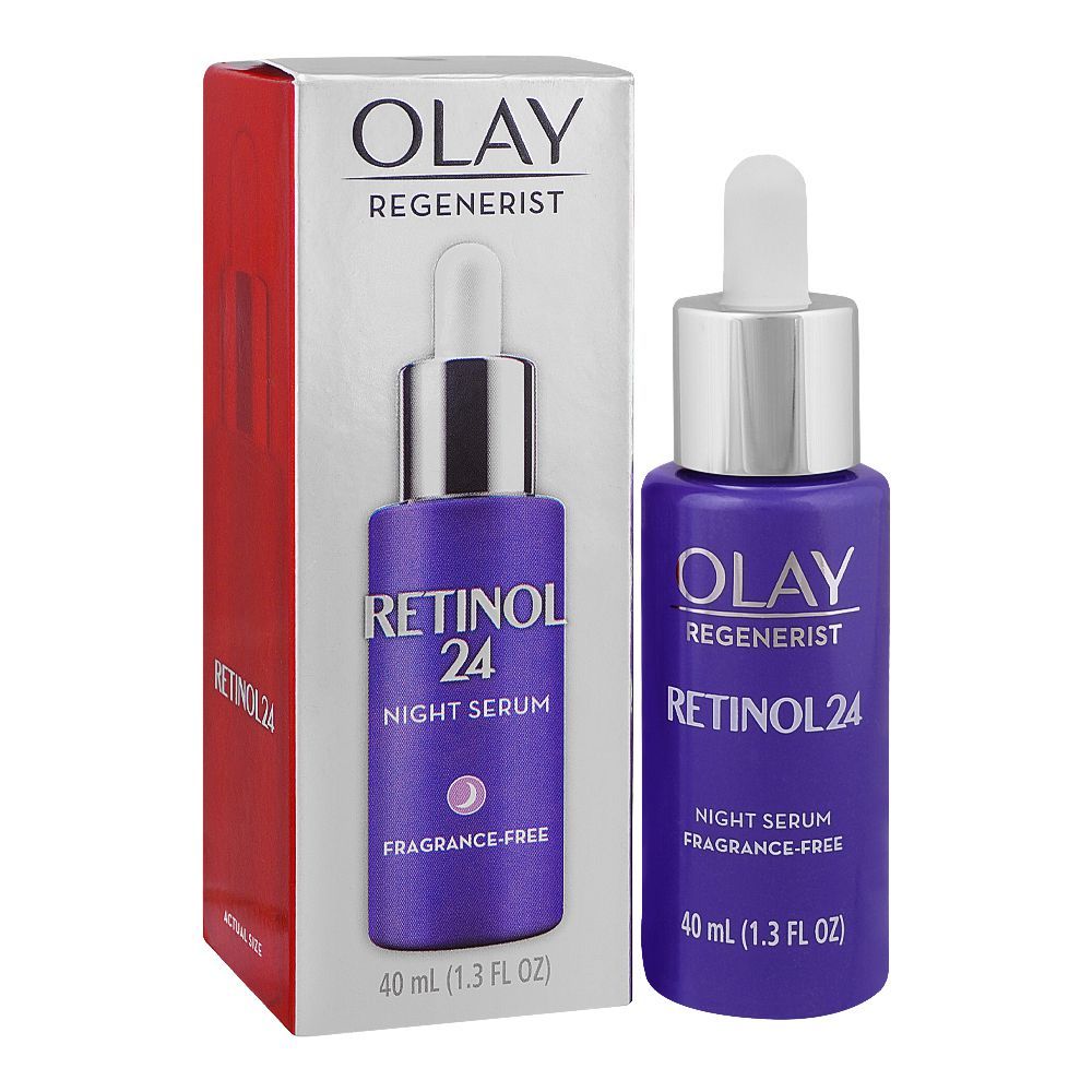 Olay Regenerist Retinol 24 Night Serum, Fragrance-Free, 30ml