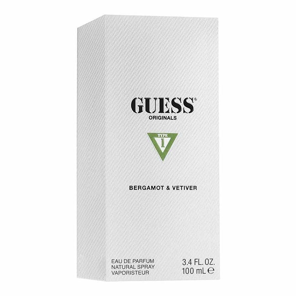 GUESS Originals Type 1 Bergamot Vetiver Eau de Parfum – 100ml