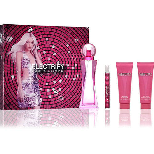 Paris Hilton Electrify Women Set EDP 100Ml+EDP 10Ml+Body Lotion 90Ml+Shower Gel 90Ml