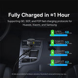 Baseus 30W Car Charger – Dual Port Fast Charging
