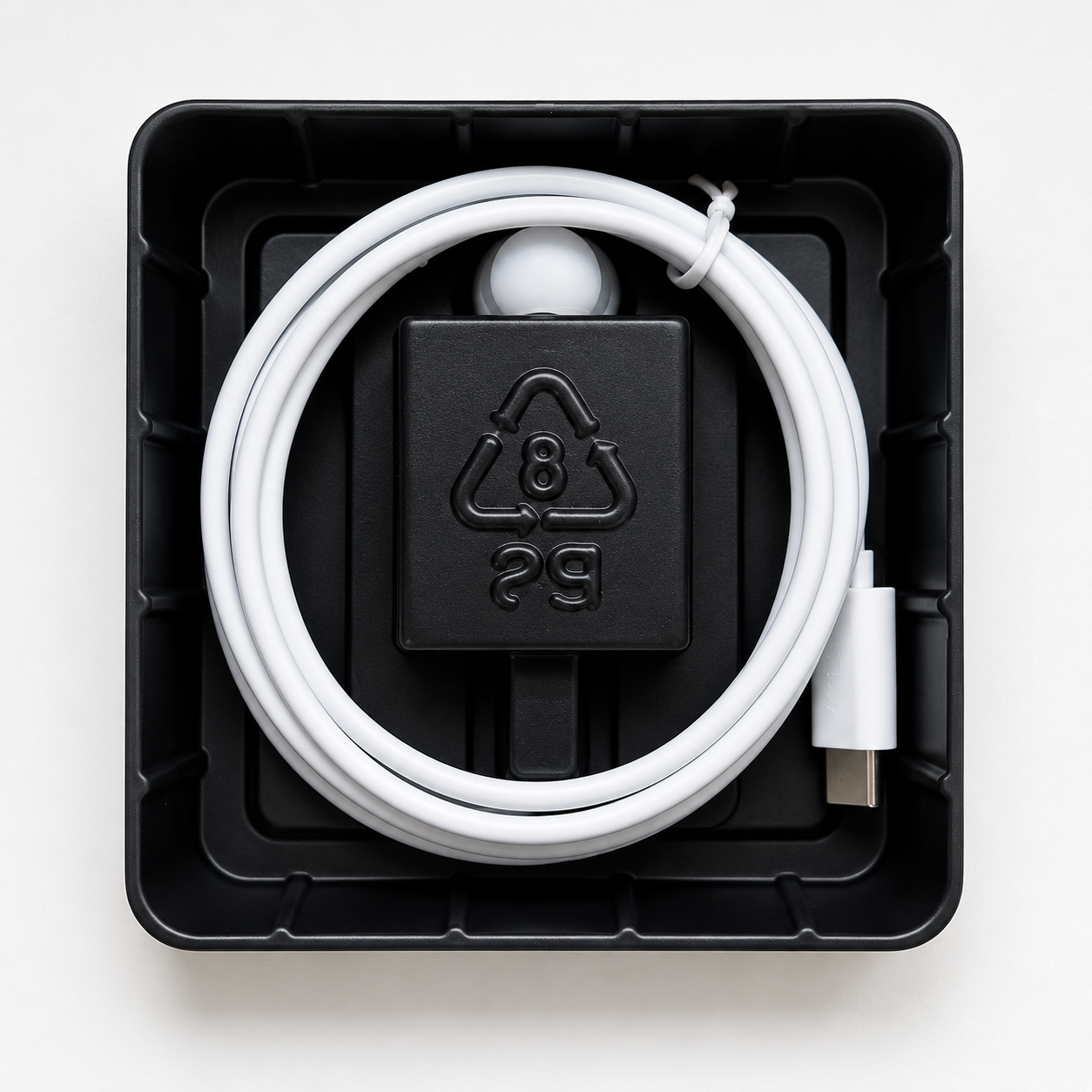Lenovo ThinkPlus 30W GaN Mini Charger – Ultra Compact USB-C PD Fast Charging Adapter with Cable