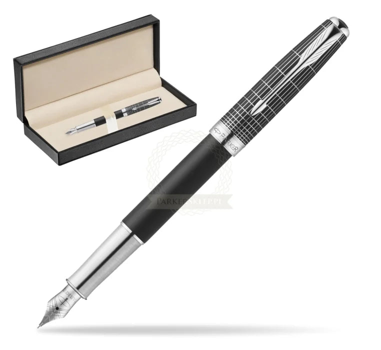 Parker Executive Collection Fountain Pen – Black Custom | Premium Gift Pen