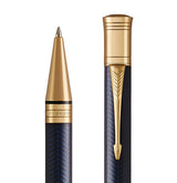 Parker Duofold Prestige Ball Pen – Blue Chevron GT | Luxury Ballpoint
