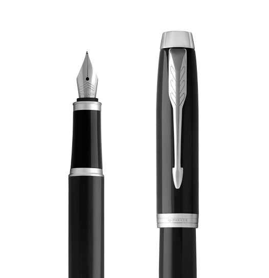 Parker IM Matt Black Chrome Tip Fountain Pen