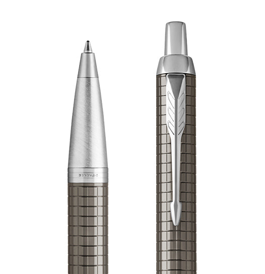 Parker Premium Series Ballpoint Pen – Dark Espresso Chiseled CT