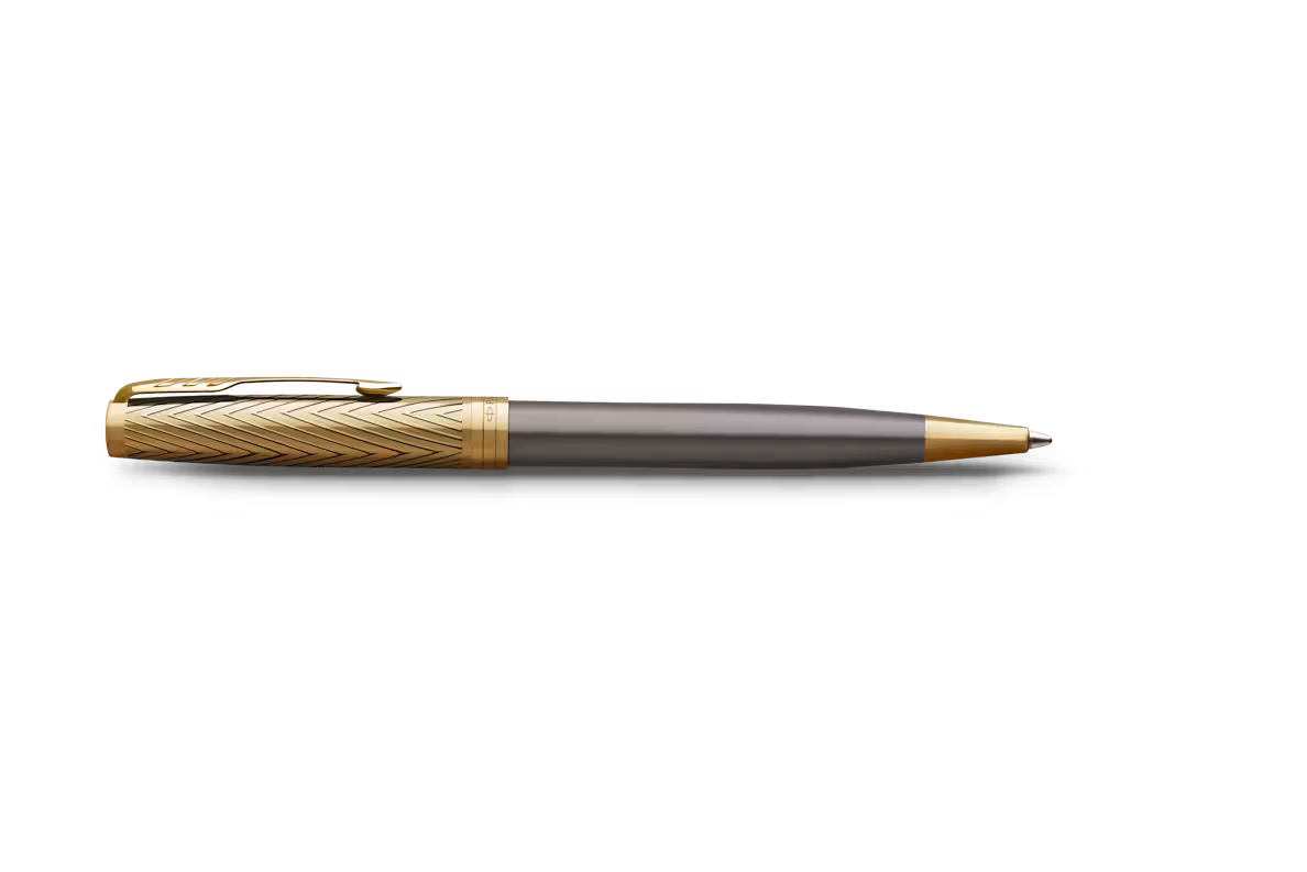 Parker Sonnet Pioneers Collection Arrow Grey Lacquer GT Ballpoint