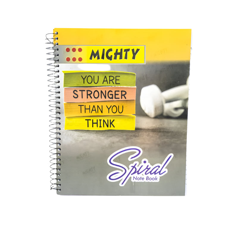Mighty Spiral Notebook – Stylish & Durable