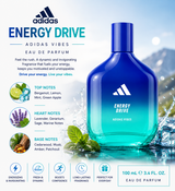 Adidas Vibes Energy Drive Eau de Parfum – 100ml
