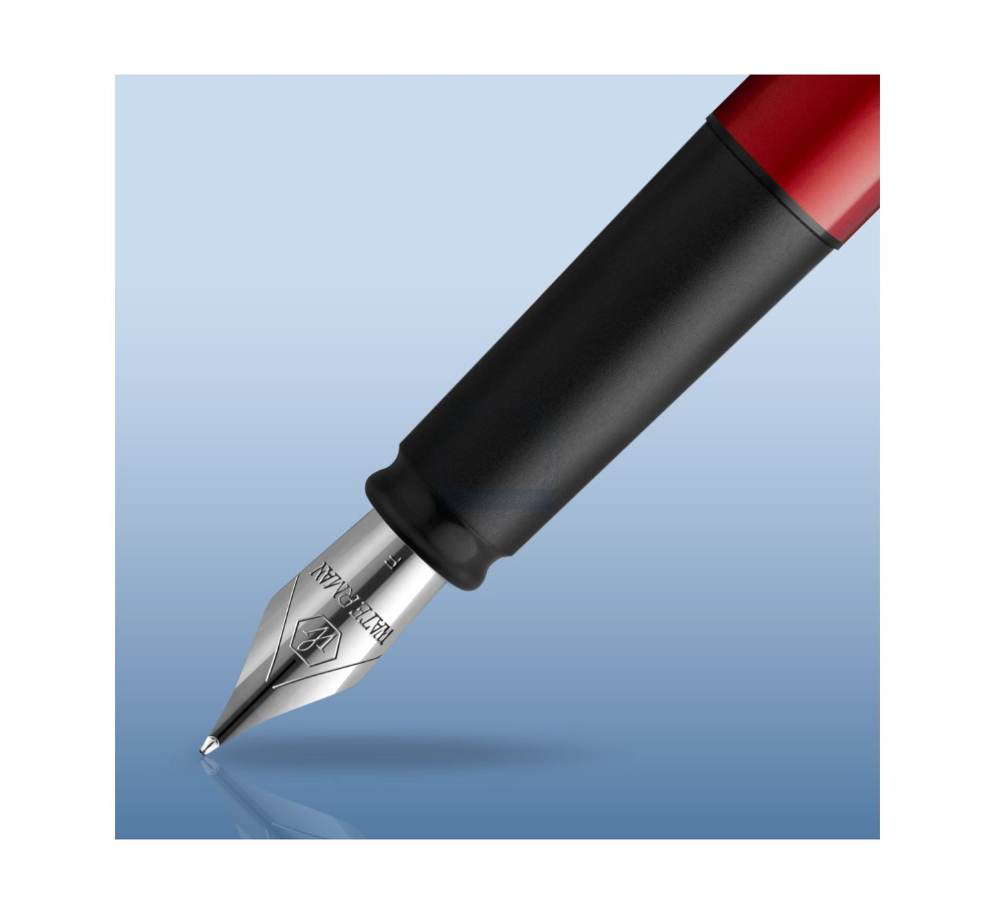 Waterman Allure Fountain Pen | Red Lacquer | Fine Nib | Blue Ink