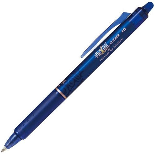 Pilot FriXion Clicker Erasable Gel Pen – 1.0mm (Blue & Black)