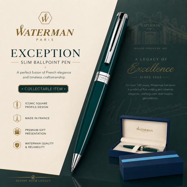 Waterman Exception ballpoint pen, blue core