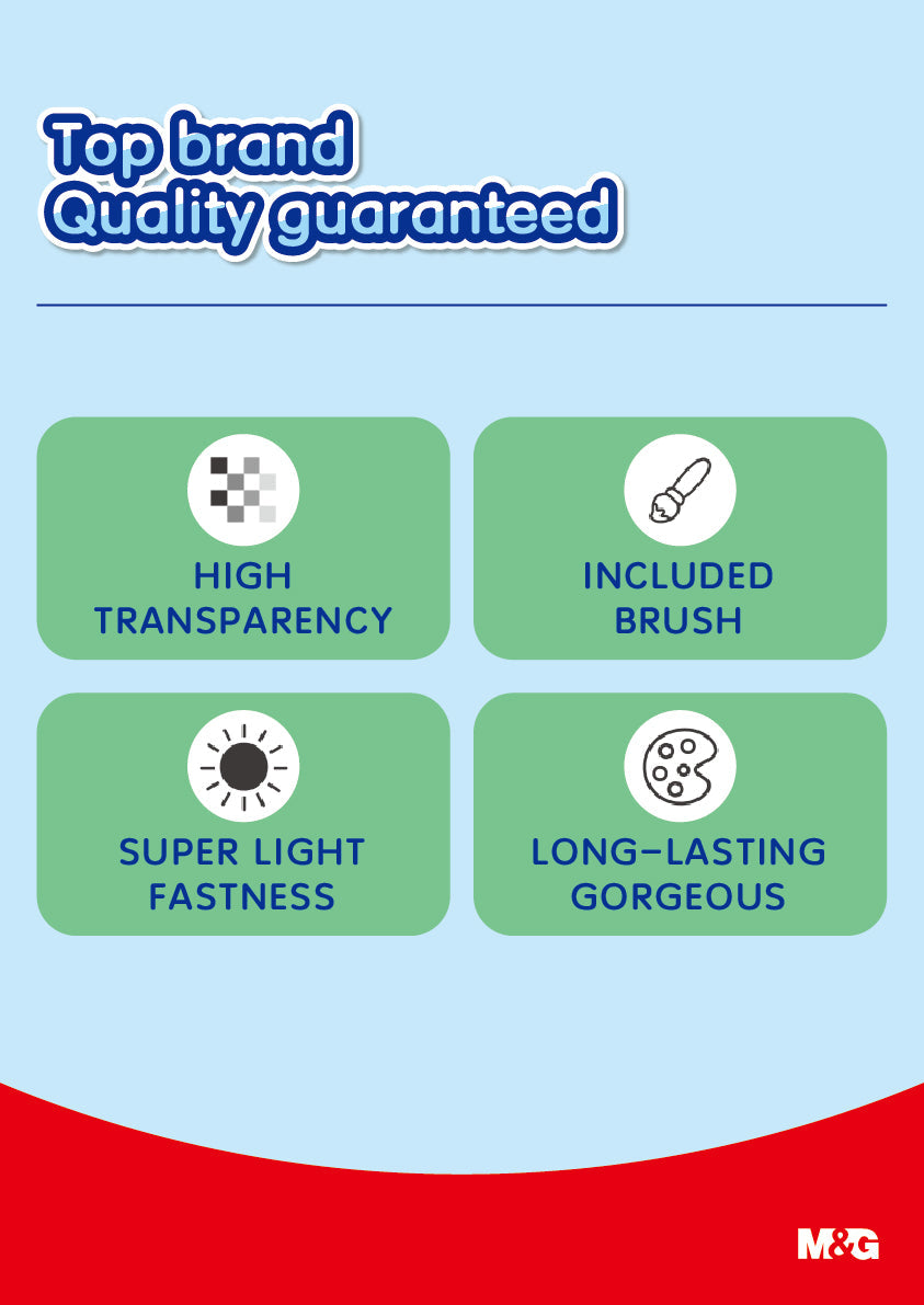 M&G Block Watercolors For All skill Levels