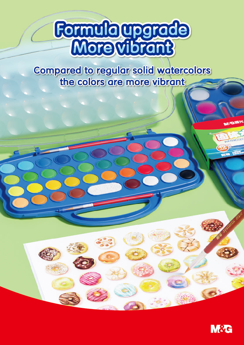 M&G Block Watercolors For All skill Levels