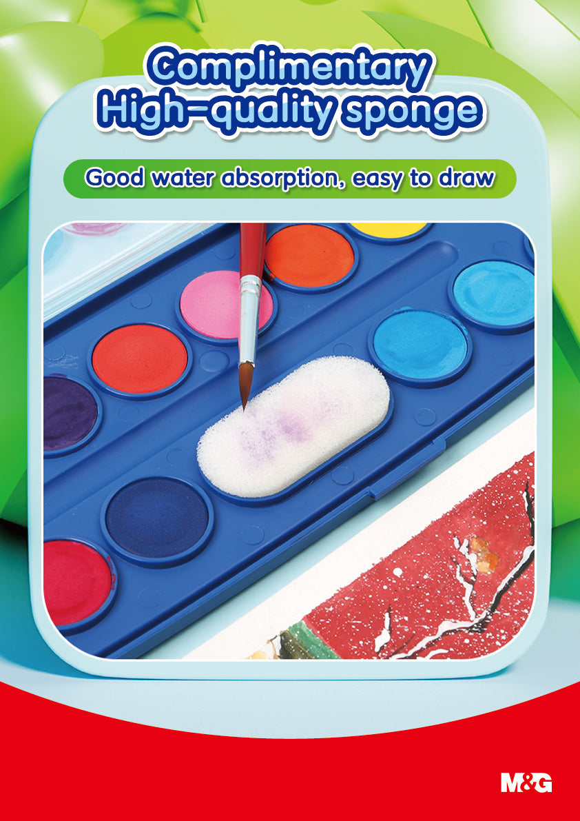 M&G Block Watercolors For All skill Levels