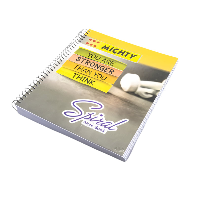 Mighty Spiral Notebook – Stylish & Durable