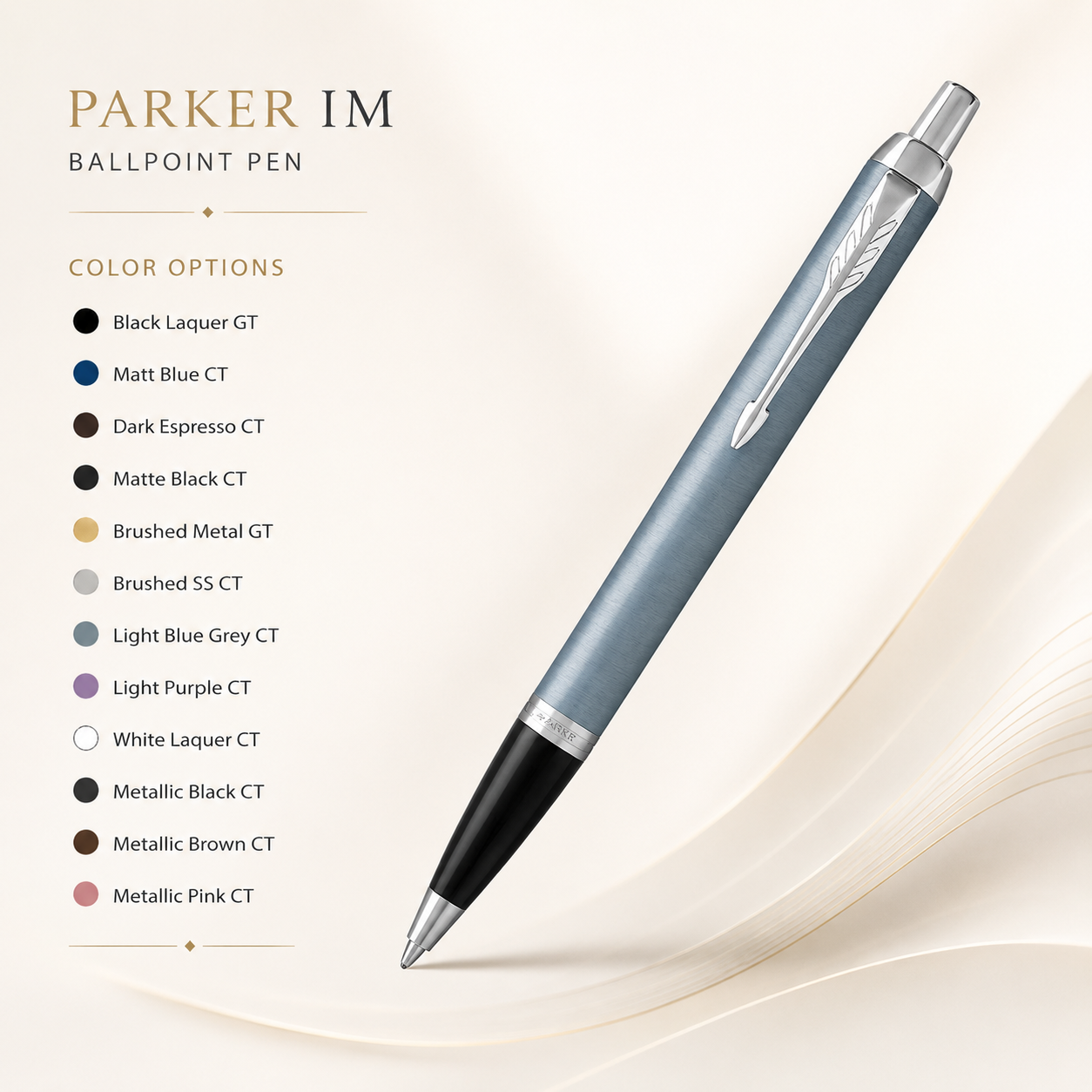 Parker IM Premium Ballpoint Pen – Modern Luxury Collection