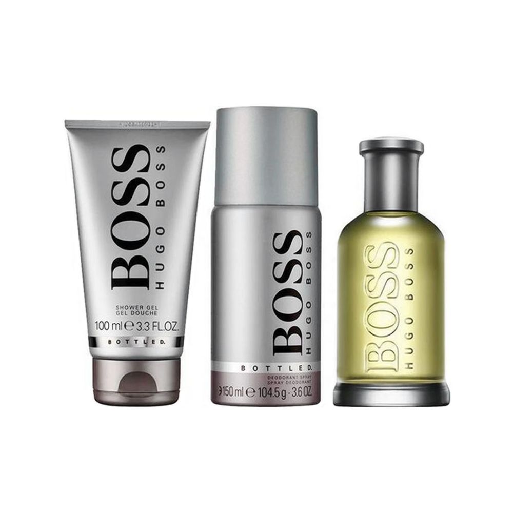 Hugo Boss Bottle EDT 100Ml+S Gel 100Ml+Deo Spray 150Ml