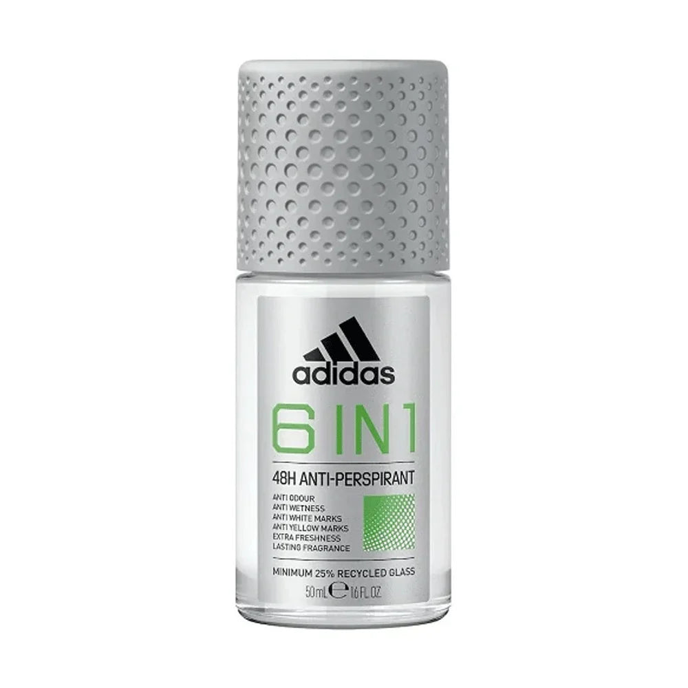 Adidas Cool & Dry 6in1 Antiperspirant Roll On For Men Deo 50Ml