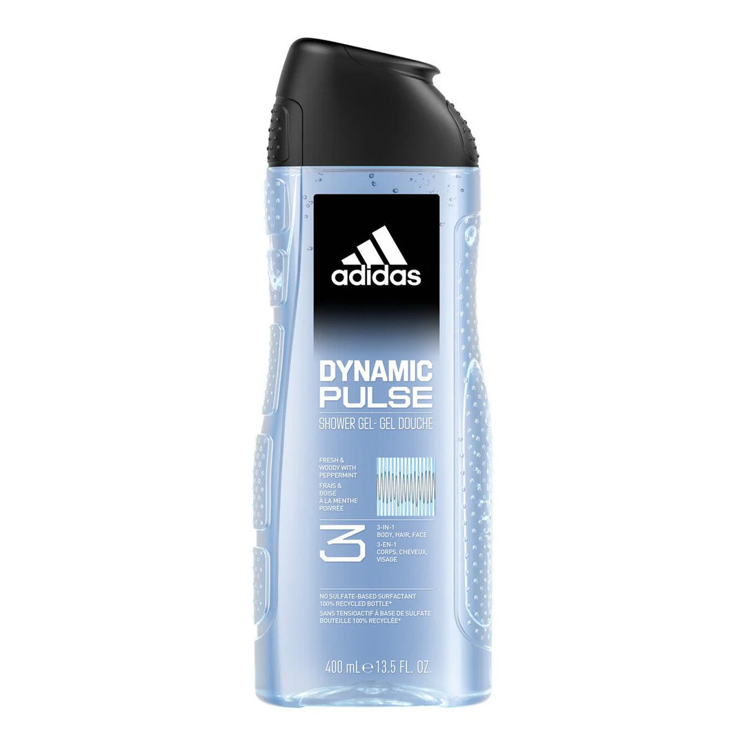Adidas Dynamic Pulse Shower Gel for Men 400ml – Energizing Fresh Body Wash