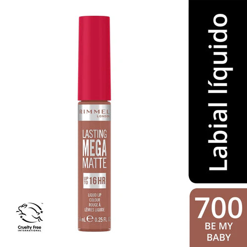 RML - Lasting Mega Matte liquid lip color 700-Be My Baby