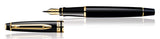 Waterman Expert Black GT Fountain Pen – Premium Writing Instrument