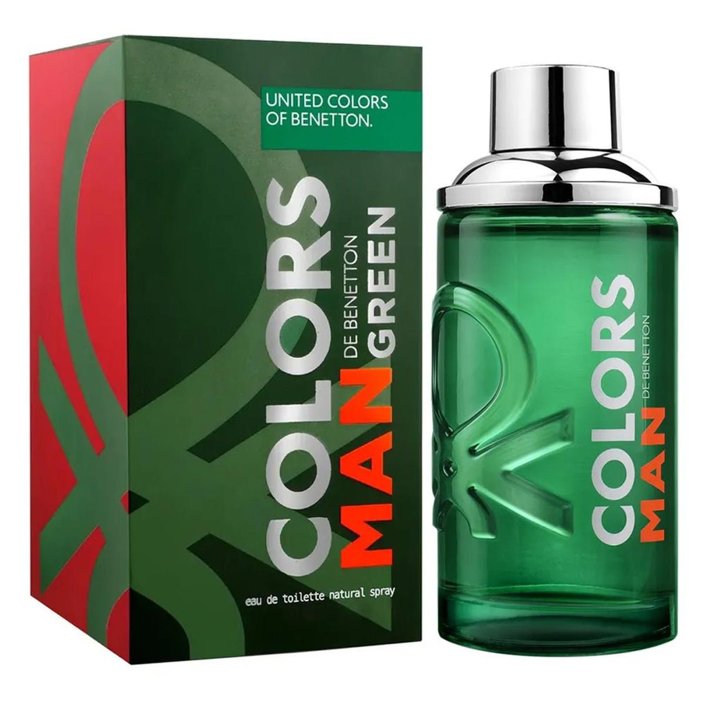 Benetton Colors Man Green Edt Spray For Men 200Ml