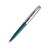 Parker 51 Ballpoint Pen – Teal Blue with Chrome Trim | Iconic Luxury Pen