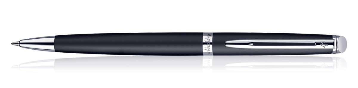 Waterman Hémisphère Ballpoint Pen – Metal & Black CT