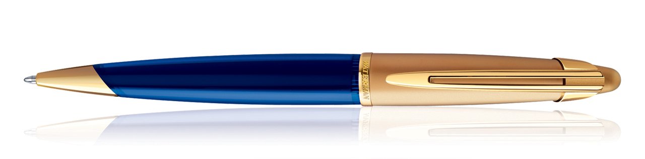 Waterman Edson Sapphire Blue GT Ballpoint Pen | Made in France
