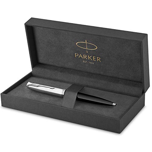 Parker 51 Chrome Trim Black Ballpoint Pen