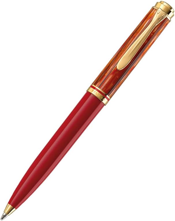Pelikan Souverän K600 Tortoiseshell-Red Special Edition Ballpoint Pen