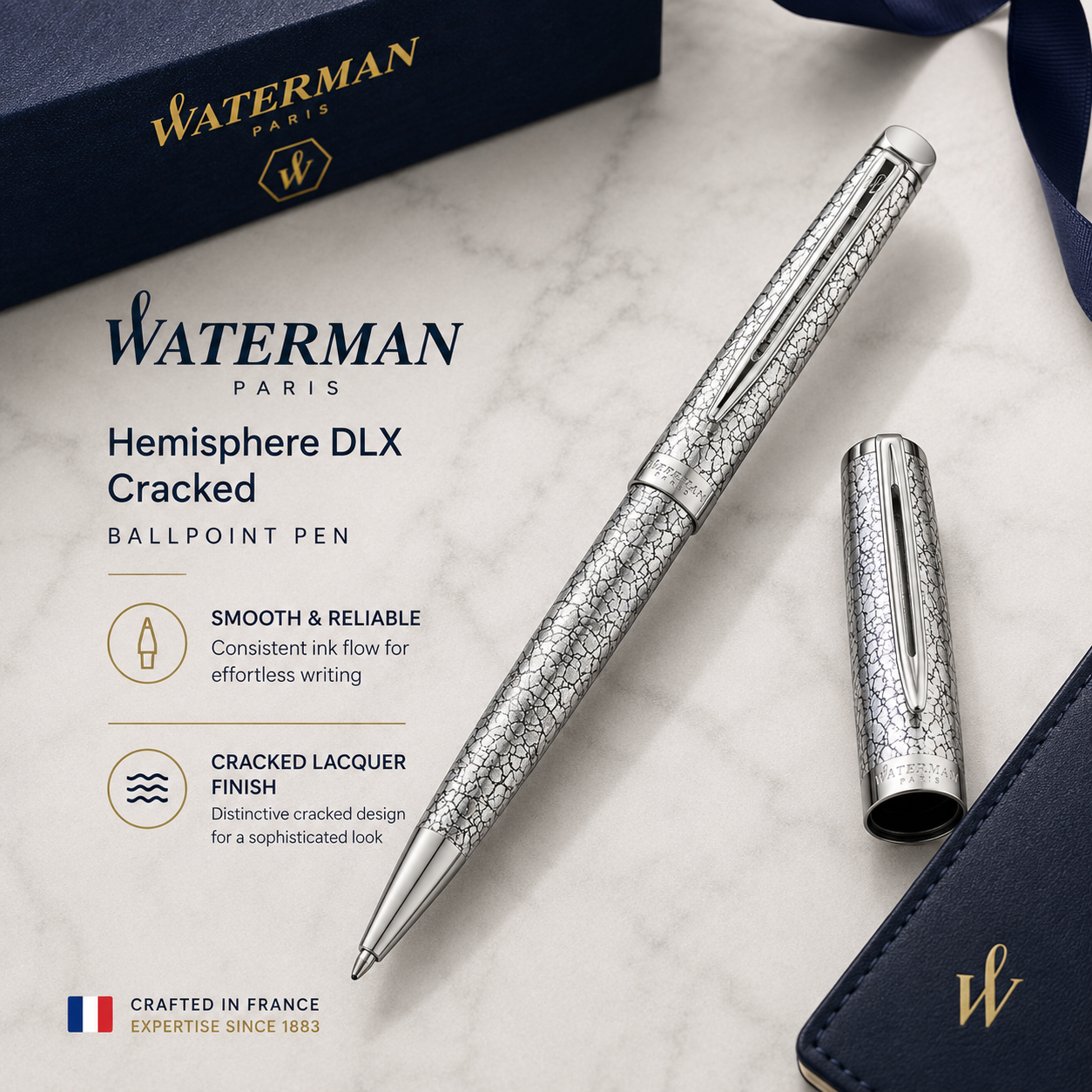 Waterman Hémisphère Deluxe Ballpoint Pen – Cracked CT