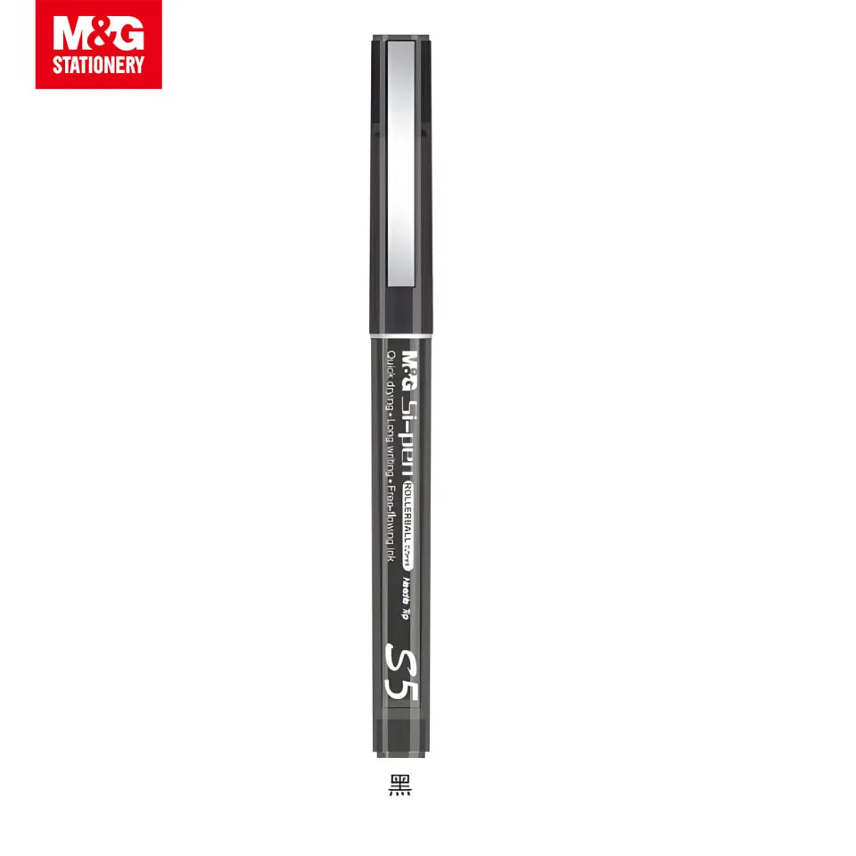 M&G S5 Roller Pen ARP41871 – 0.5mm Fine Needle Tip | Smooth Liquid Ink |