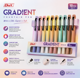 DUX Gradient Fountain Pen No. DX220 – Medium Nib | Multi-Color