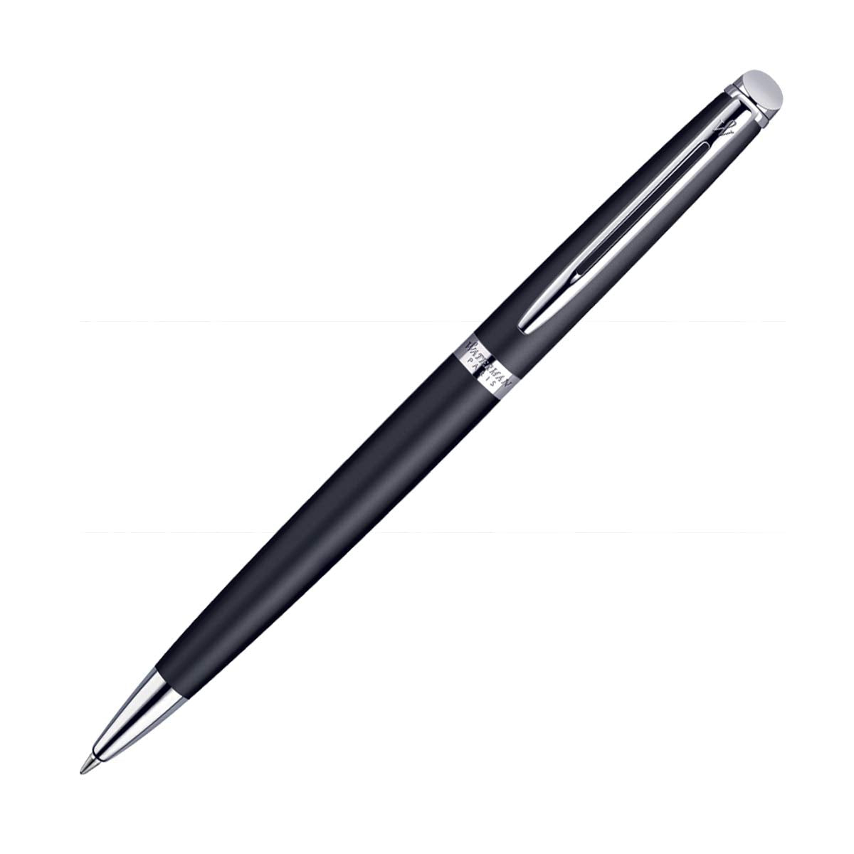 Waterman Hémisphère Ballpoint Pen – Metal & Black CT